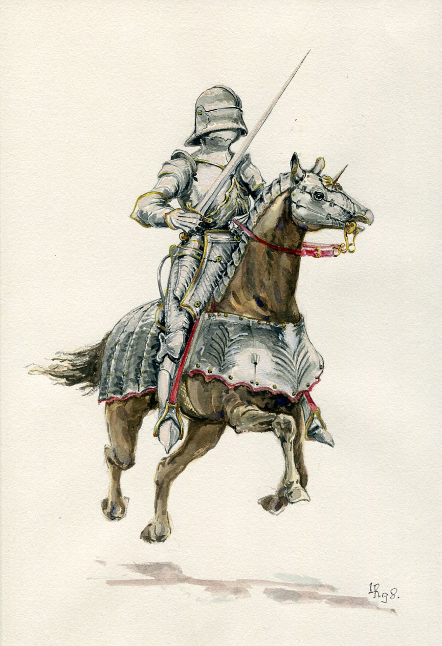 Литовский воин 13 века конный