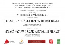 polsko japoński dzień z bronią białą