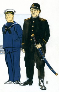 il.3 Marynarze M.W. Cesarstwa Japonii- Andrzej Klein 1989 (zbiory autora rekomendacji)