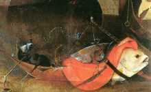 2.Bosch, Kuszenie św. Antoniego (fragment)