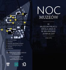 mapka - noc muzeów Wilanów 2017